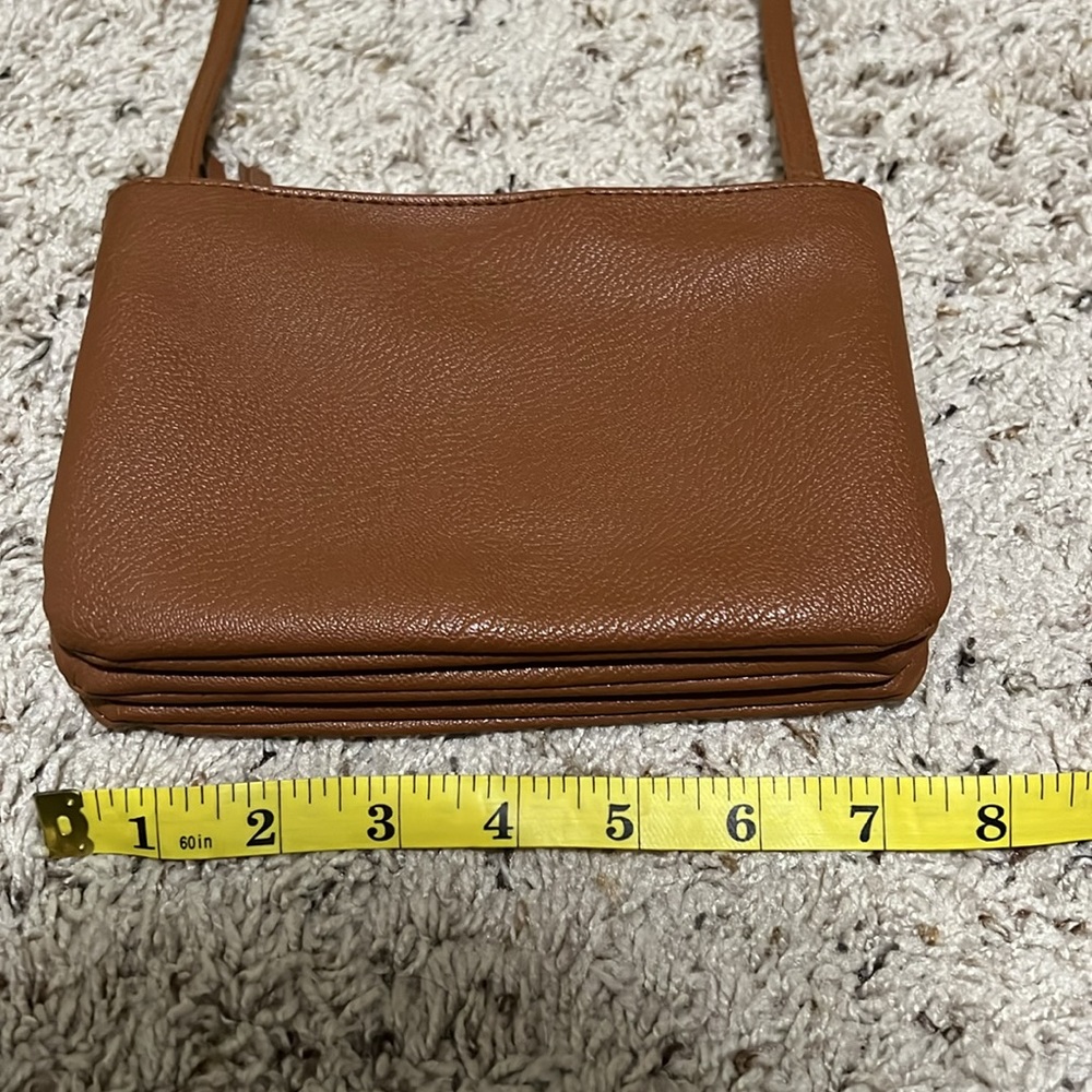 Brown Bag with 3 Zippers - Picture 5 of 6